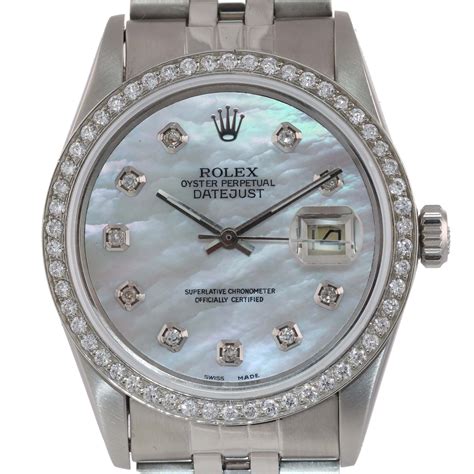 rolex datejust diamond bezel 36mm